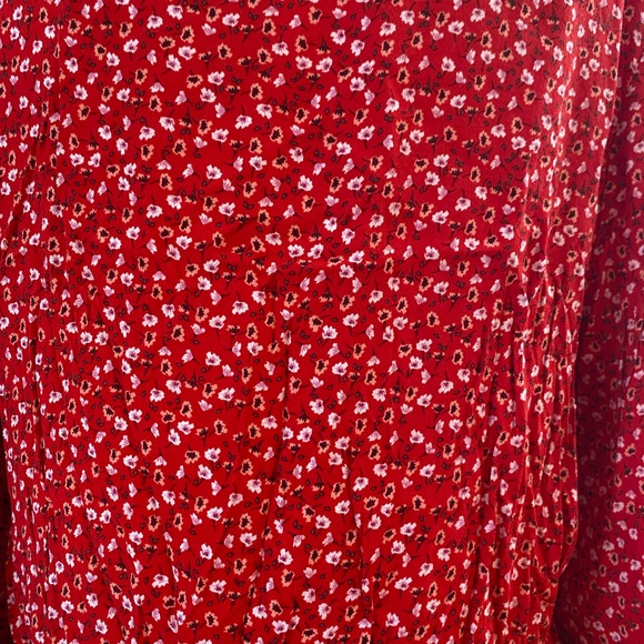 Gap | Red Pansy Dress - Picture 10 of 12